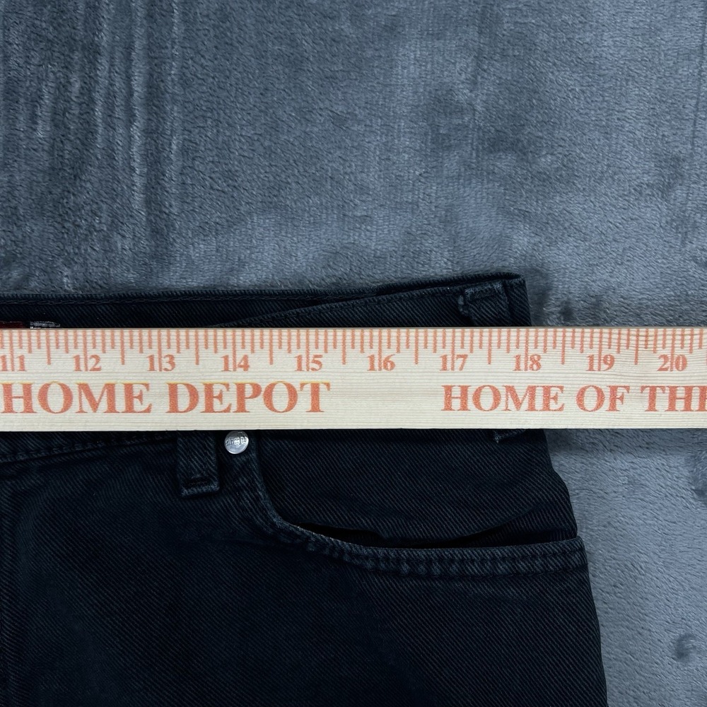 VTG 1996 Levis Silver Tab Men's Baggy Loose 36X34 Black Jeans USA 90s Y2K EUC - Picture 12 of 16